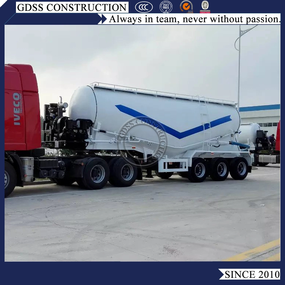 Two or Three Axles Transport Powerd Materials V Shape Tank Truck Semi Trailer