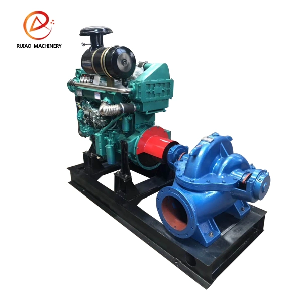 Single Stage Double Suction Pump High Head Flow Agricultural Irrigation Pump