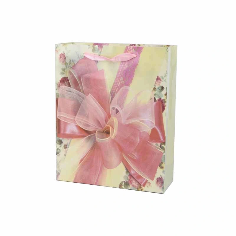 High Grade Pink Valentine's Day Gift Box Paper Packaging Bag for Beautiful Lady