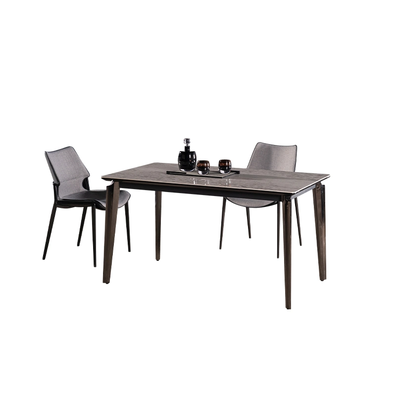 New Modern Style Home Dining Set Wholesale/Supplier Table Leg Metal Restaurant Table