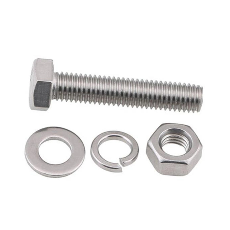 Quality Fastener Factory Stainless Steel 304 316 Hex Head Bolts DIN933 Bolts Nuts Washers for Mechanical