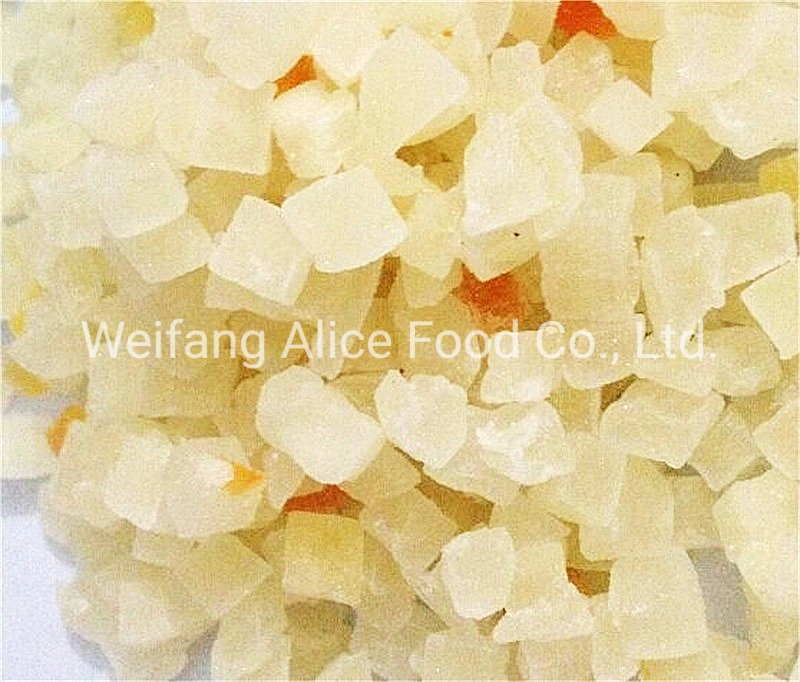 Mixed Dehydrated Papaya Dice for Sale China Made Colorful Dried Papaya Dice