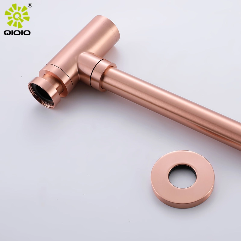 Europe Hot Sell Bathroom Accessory 304 Stainless Steel Color Basin Waste Pipe Drain in Wall Mounted Hidden Drain Tube Trap Siphon Syfon Sifon Siphone