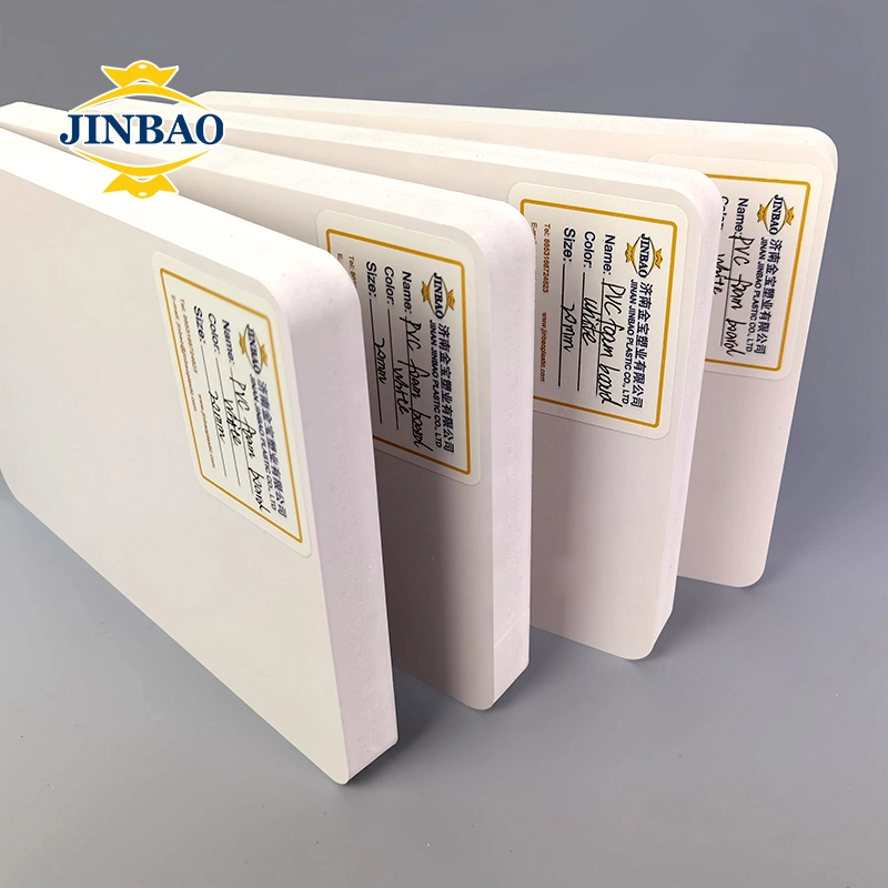 Jinbao 4X8 PVC Foam Board for Advertising PVC Foam Board Bathroom Cabinet Soft PVC Foam Sheet