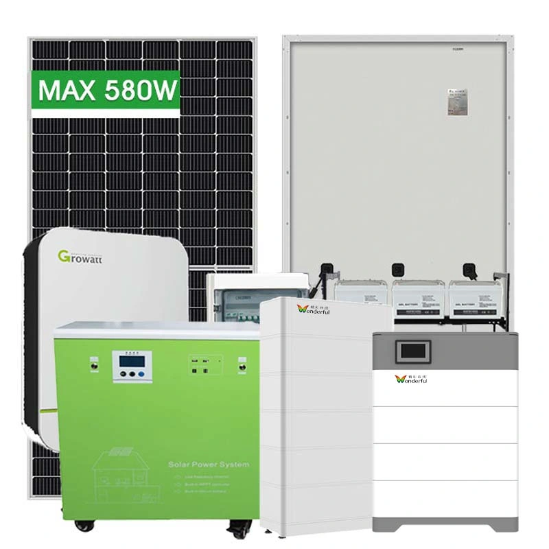 1.5كيلو واط Home Use Solar Power Storage System Solar Panel لنظام الطاقة الشمسية تجديد مولد الطاقة في المنزل