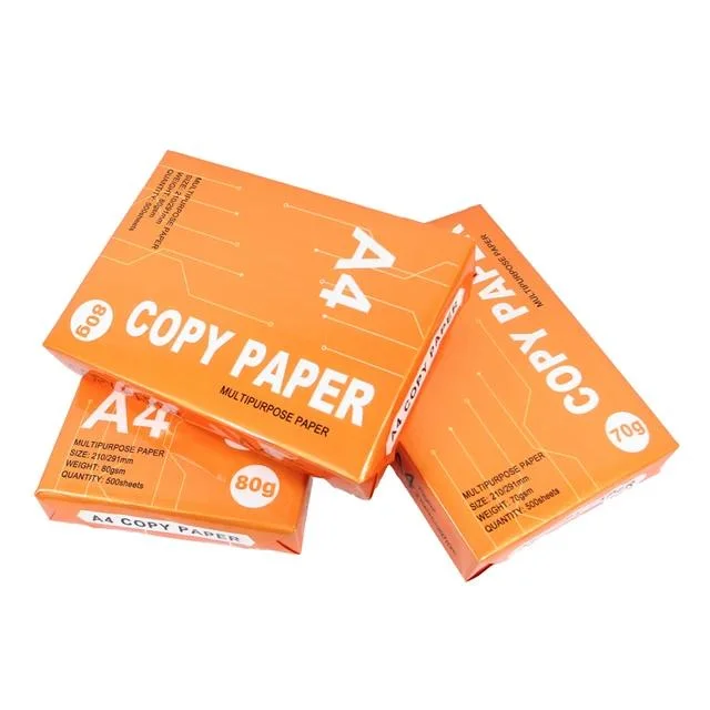 Forfait personnalisé Papier Papier A4 80 g 70 g 75 g de papier A4