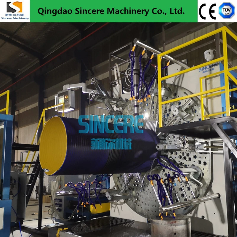 PE/HDPE/PP Spiral Winding Water Storage Tank Wells Pipes Extruding Production Machine Line