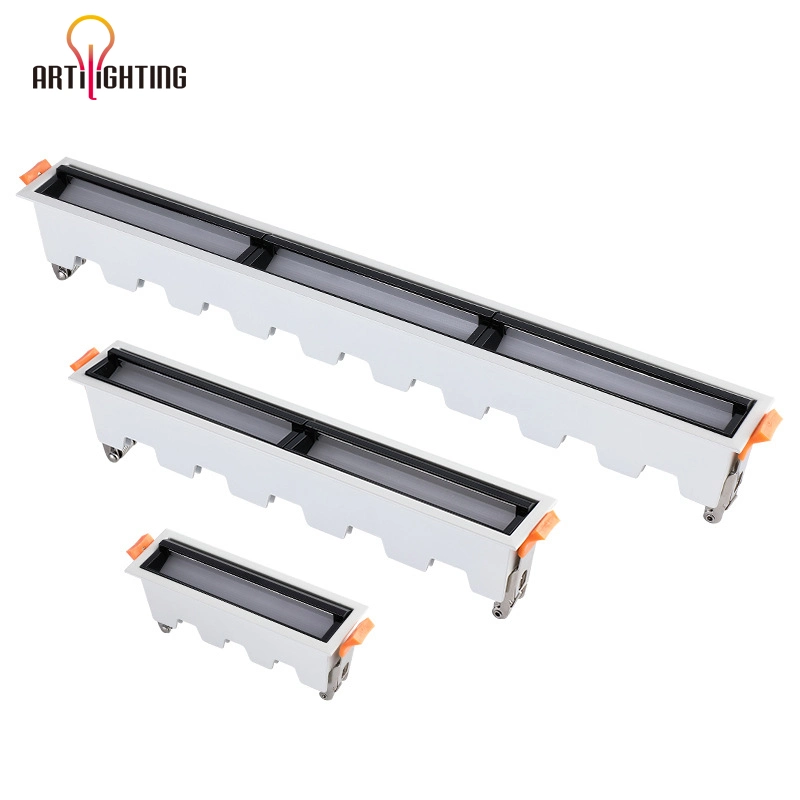 Wholesale/Supplier Embedded 10W 20W 30W Polarized LED Wall Washer Linear Light for Exhibition Museum Background Lighting