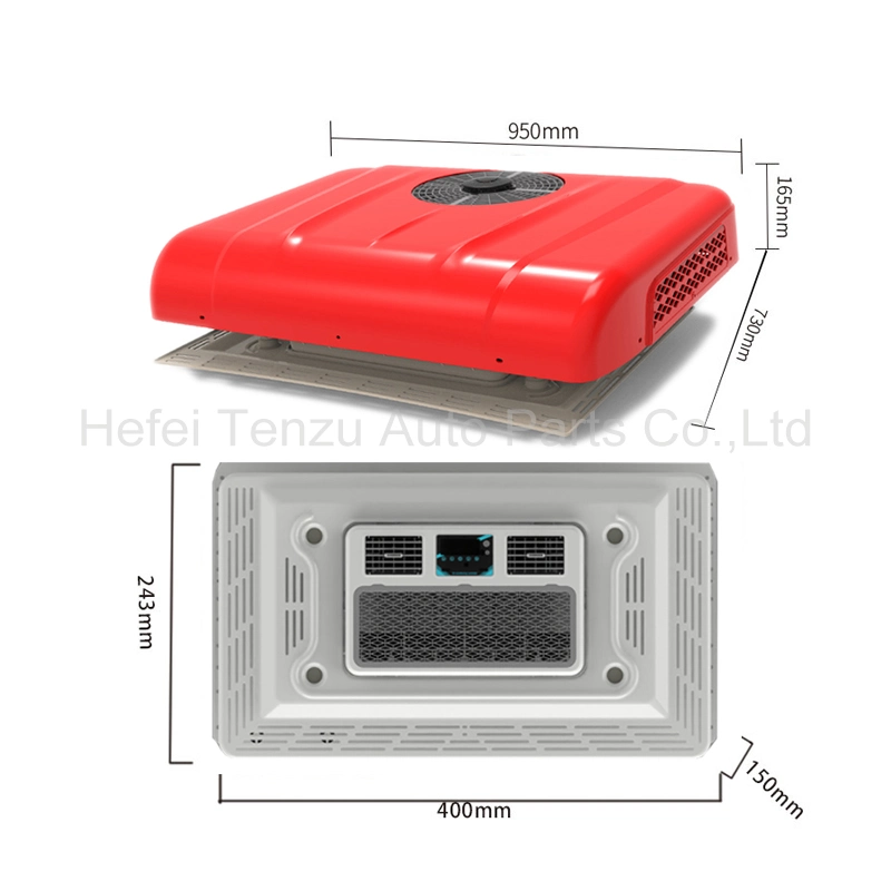 Rooftop Parking Cooler 7000 BTU Marine Truck Electric Intelligent Aircon Units 12V/24V Marine Air Conditioner