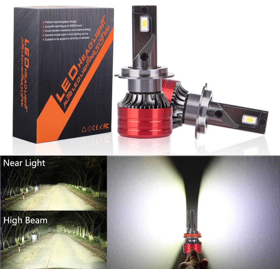 Auto Lighting 60W 22000lm H7 Bulbs Headlights Lamp H1 H4 H11 9005