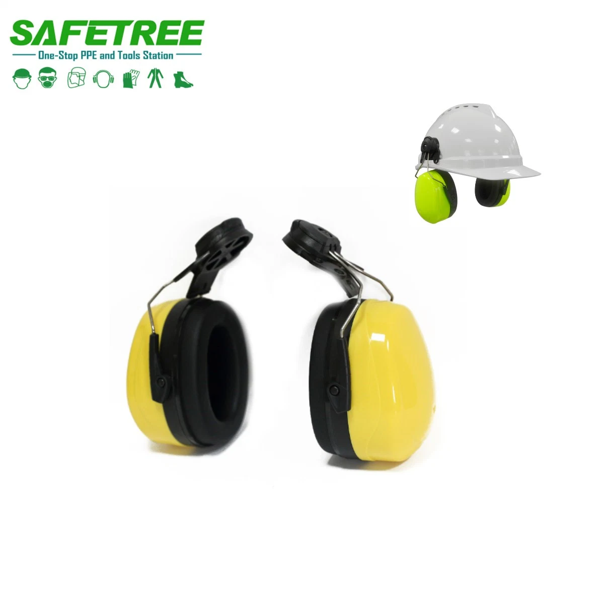 CE En352 & ANSI & AS/NZS Safety Ear Muff Used with Helmet Hearing Protection Earmuff