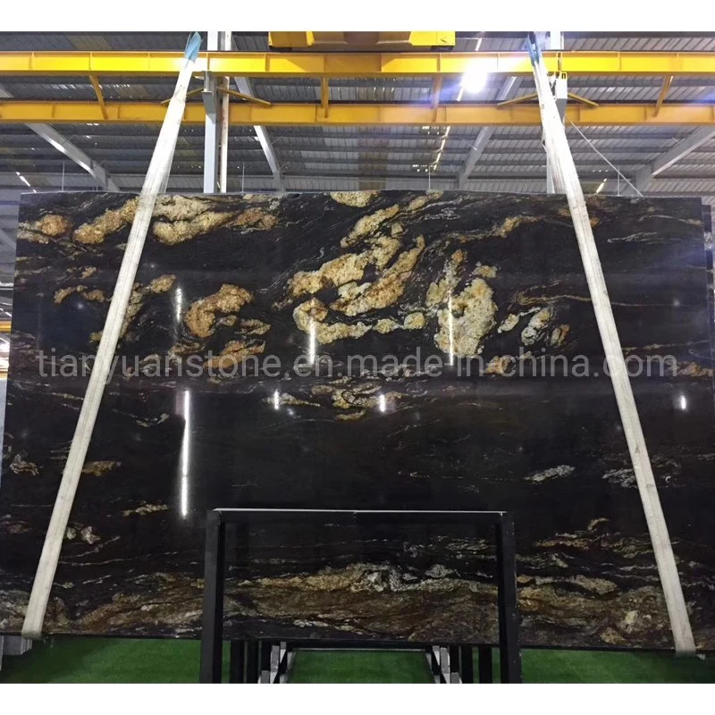 Afganistan Golden Portoro Marble mármore negro para andar de Banho e Cozinha