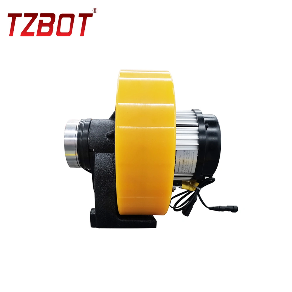 Robot Accessories Agv Driving Wheel 1500W 24V Motor PU Driving Wheel with 1000kg Load for Agv Large Capacity Automatic Electric Industry Robot (TZ30-DA15)