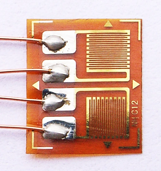 High Precision 350ohm and 1000ohm Half Bridge Strain Gauges