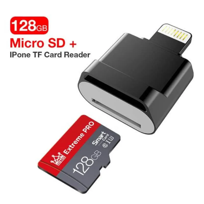 Молнии для Mini SD/TF Card Reader адаптер для просмотра карты памяти для iPhone