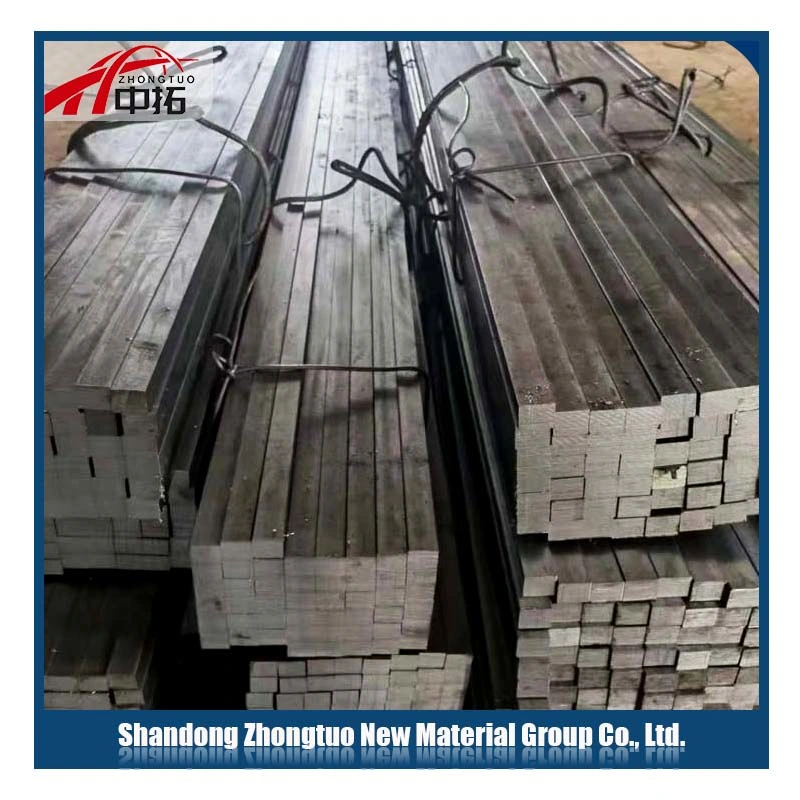 Hot Rolled Black / Galvanized Steel Flat Bar A36 Ss400 S355jr 5160 1095 1080 Iron Carbon Mild Steel Metal Square Flat Bar