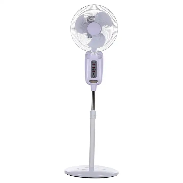 Solar Electric Fan 12 Inch Solar USB Charging Fan with Battery Life Strong Wind Portable