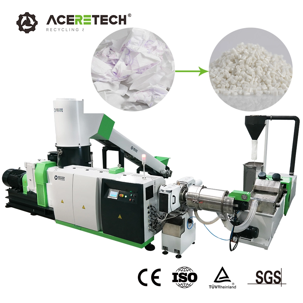 Aceretech in Stock Recycled Plastic Pellets Price with Precise Temperature Controlling