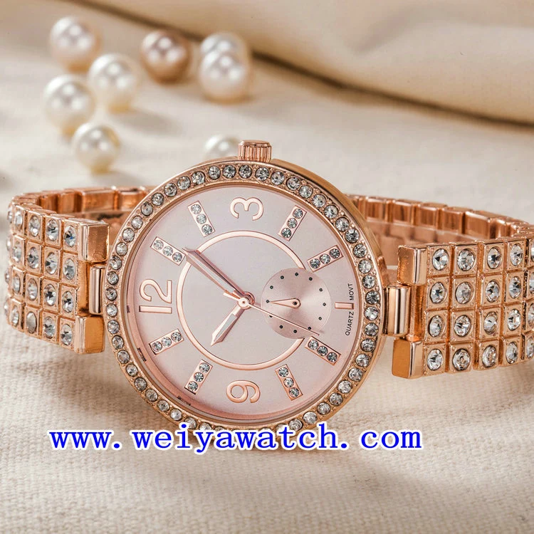 Stainless Steel Watch ODM Ladies Watch (WY-G17004C)