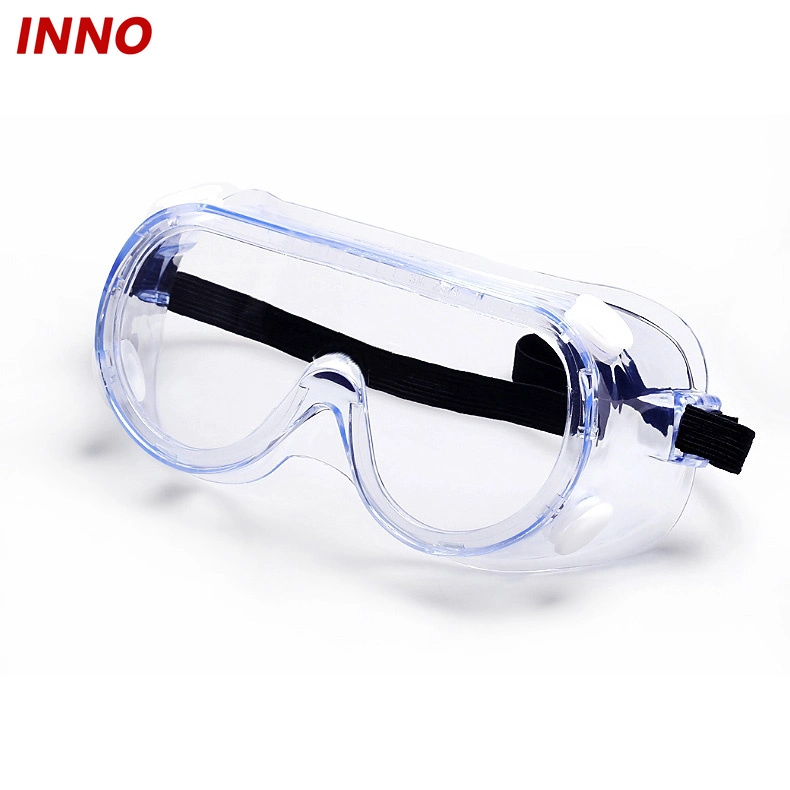 Inno-Aj003 Manufacturer Wholesale/Supplier Anti Fog Fully Fit Soft PVC Frame Polycarbonate Lens Safety Glasses Environmental Protection