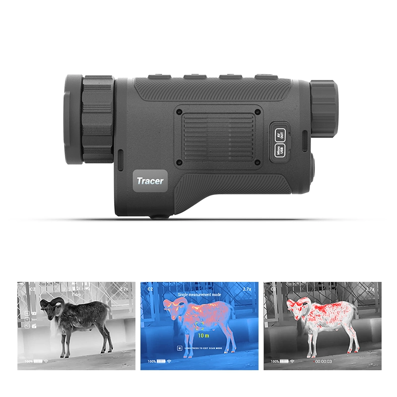 IP67 Cámara de Visión térmica resistente al agua Telescopio monocular con banda de muñeca alta Visión nocturna y día