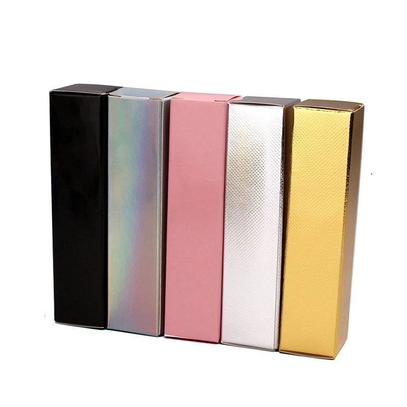 Custom Folded Cosmetics Perfume Lipstick Eyelash Pen Storage Paper Box Birthday Holiday Party Gift Packaging Box