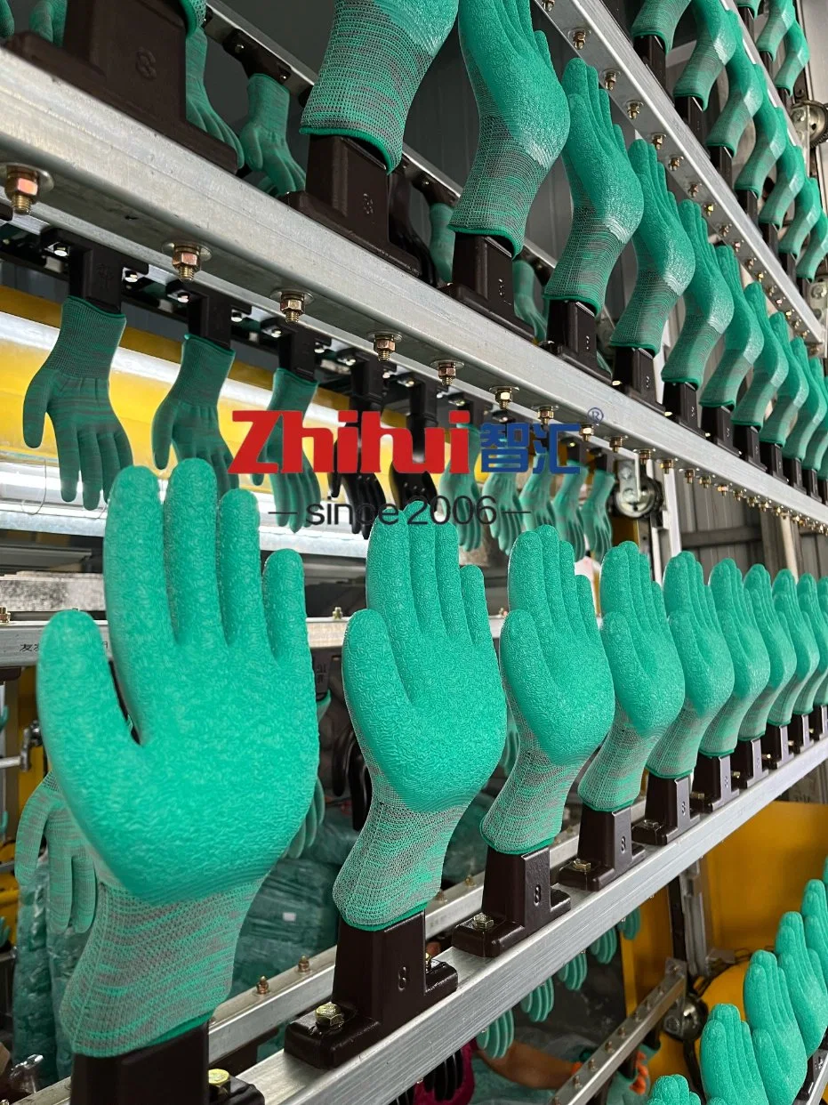 NBR & Nr Crinkle/Wrinkle Gloves Dipping Machine Production Line