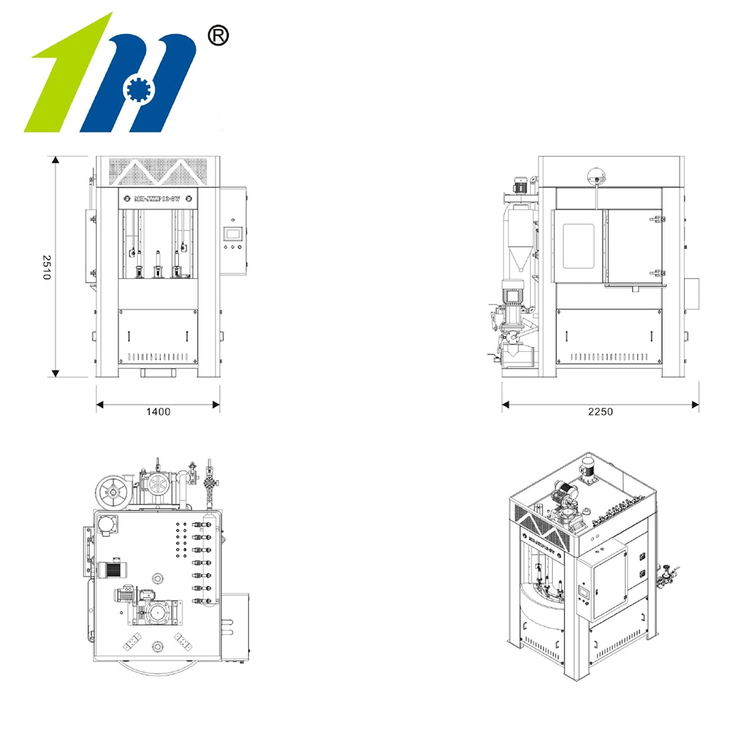 Cleaning Automatic Wet Sandblasting Cabinet Sandblaster Water Vapour Sand Blasting Machine