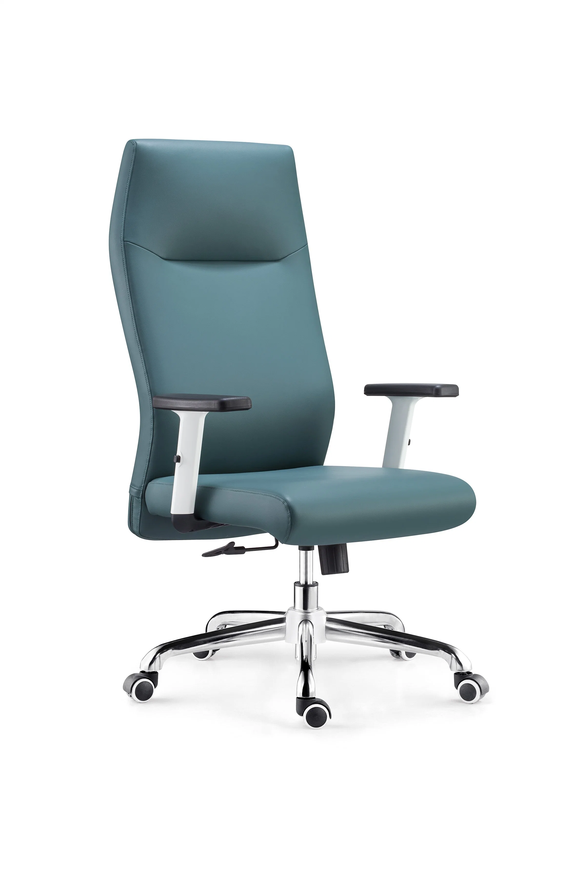 Low Back Office Meeting Room PU Leather Visitor Conference Chair