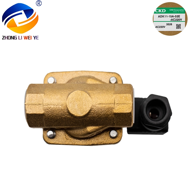 CKD Adk11-25A-03A quemador válvula solenoide caldera válvula de alta temperatura máquina de combustión Accesorios