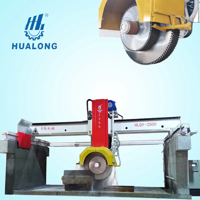 Hualong Stone Machinery High Efficiency Multi-Blade Quarry Block Cutting Machine for Mable Granite Slab Slicing Cutter in Egypt and Africa