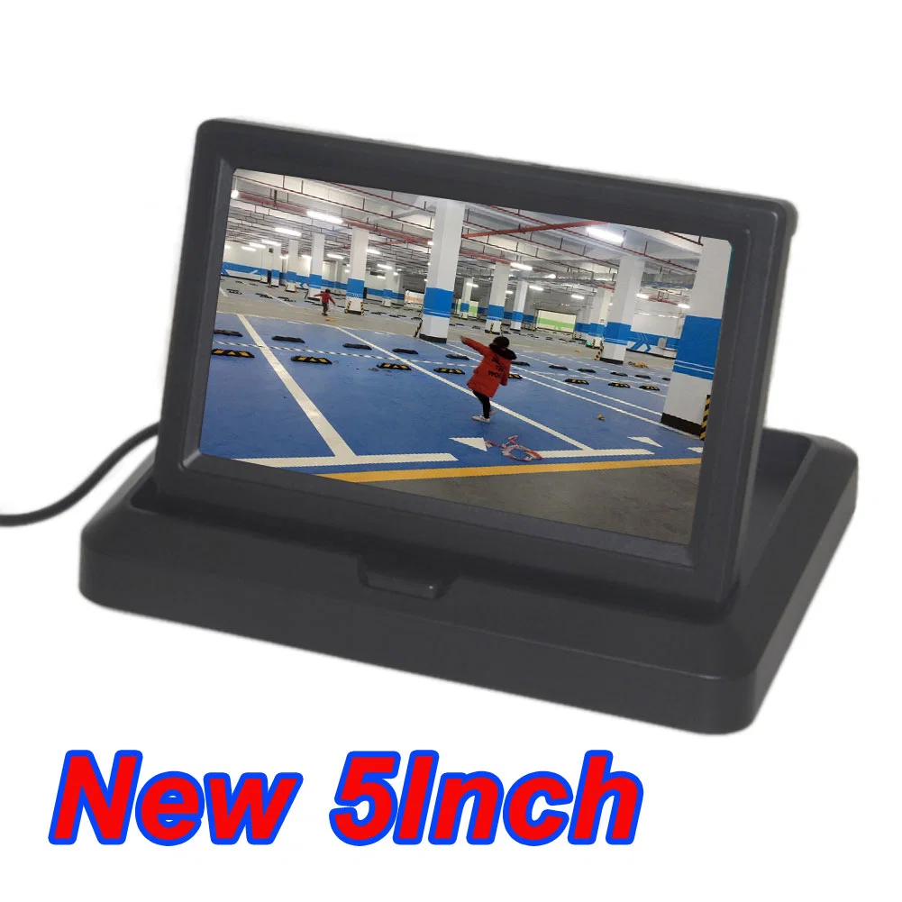 Auto 5inch Farbe HD Faltung Digital-Bildschirm LCD-Display-Monitor