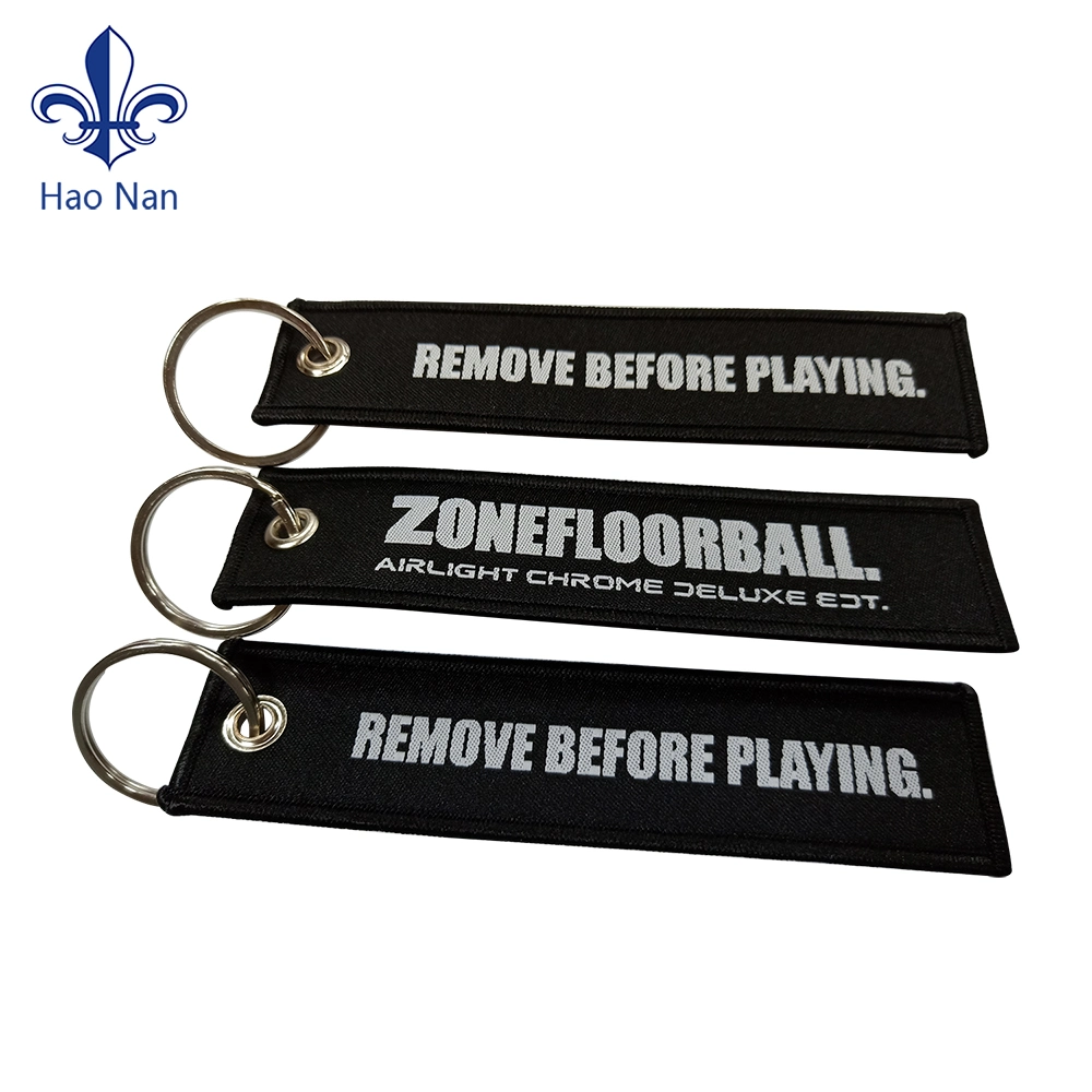 Professional Customization Woven Key Holder Key Chain Custom Logo Shape No MOQ