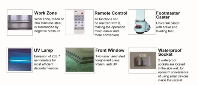 Bsc-1100II A2-X 30% Air Exhaust Single Person Biological Safety Cabinet