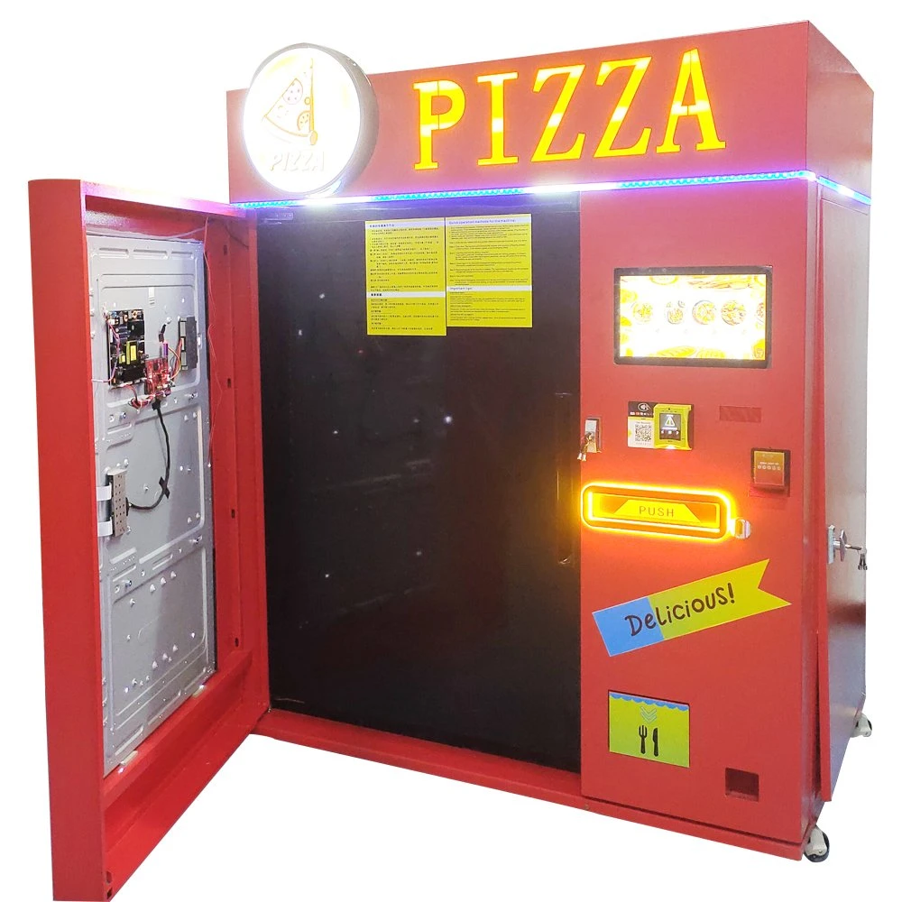 Pizza caliente para la venta Máquina expendedora Máquina automática de pizza