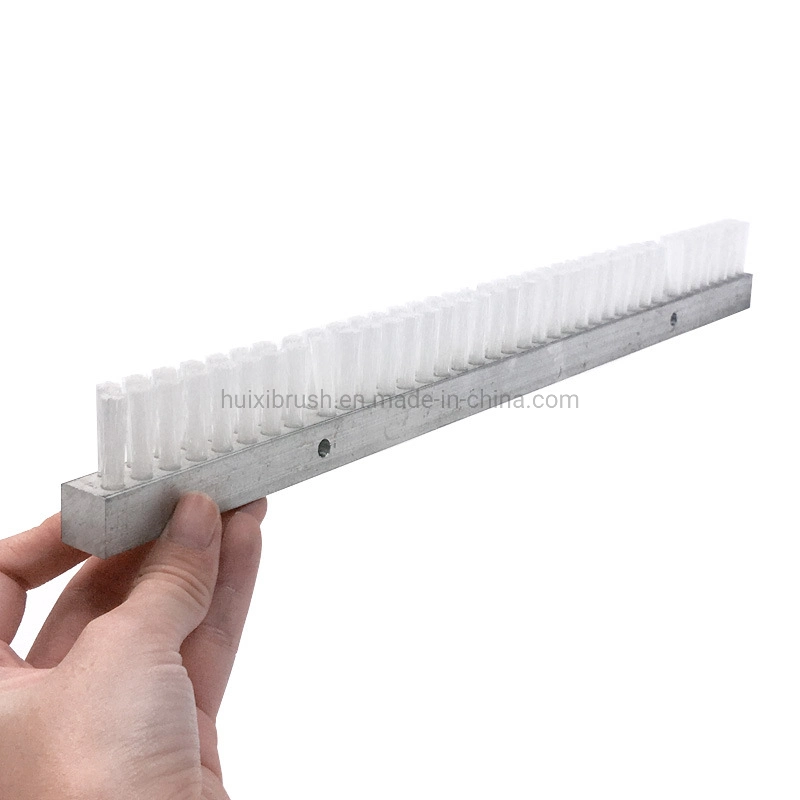 China White Nylon Bristle Sealing Brush Strip