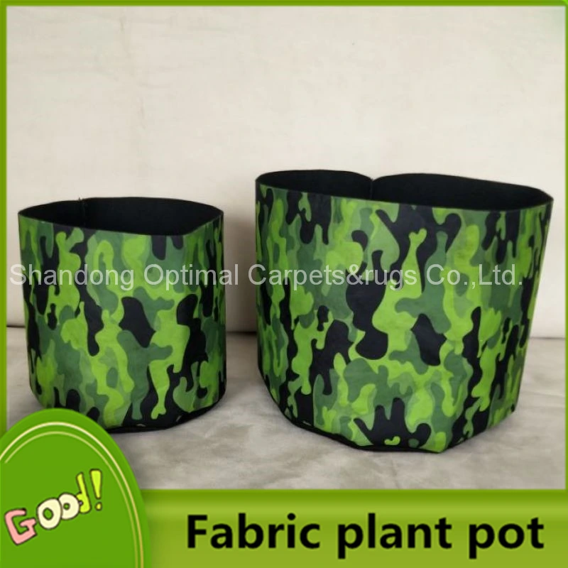 Colorful Printing Fabric Grow Bag Garden Planter Landscaping Bag