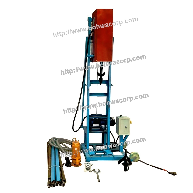 100m Two-Wheel Tracktion Hydraclic Water Well Drilling Rig