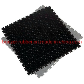 Round Coin Button Stud Circular DOT Pattern Rubber Mat / Rubber Floor / Rubber Sheet