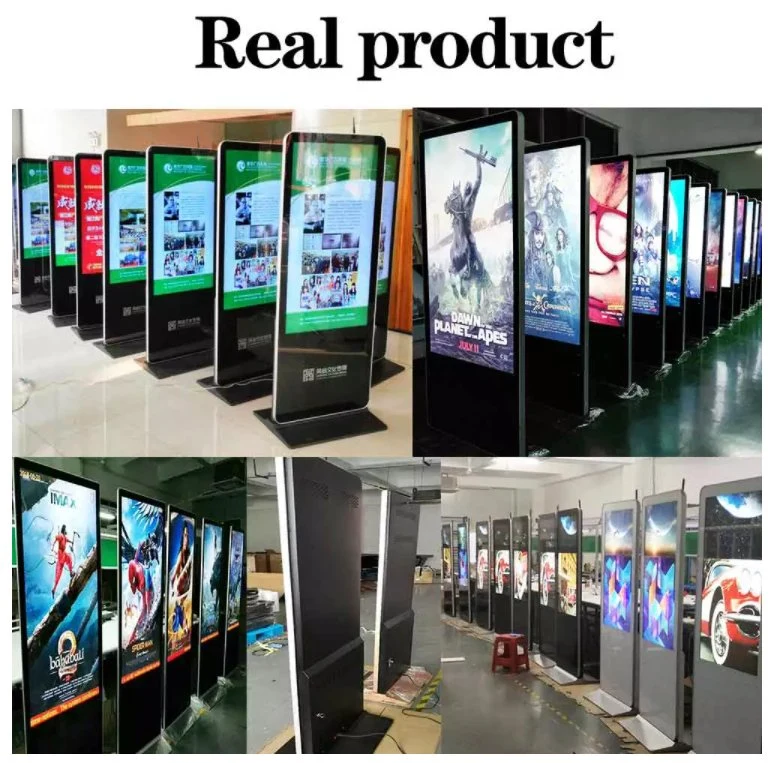 Android 11 Aiyos/OEM/ODM Wooden Box 55 Inch LCD Advertising Displays