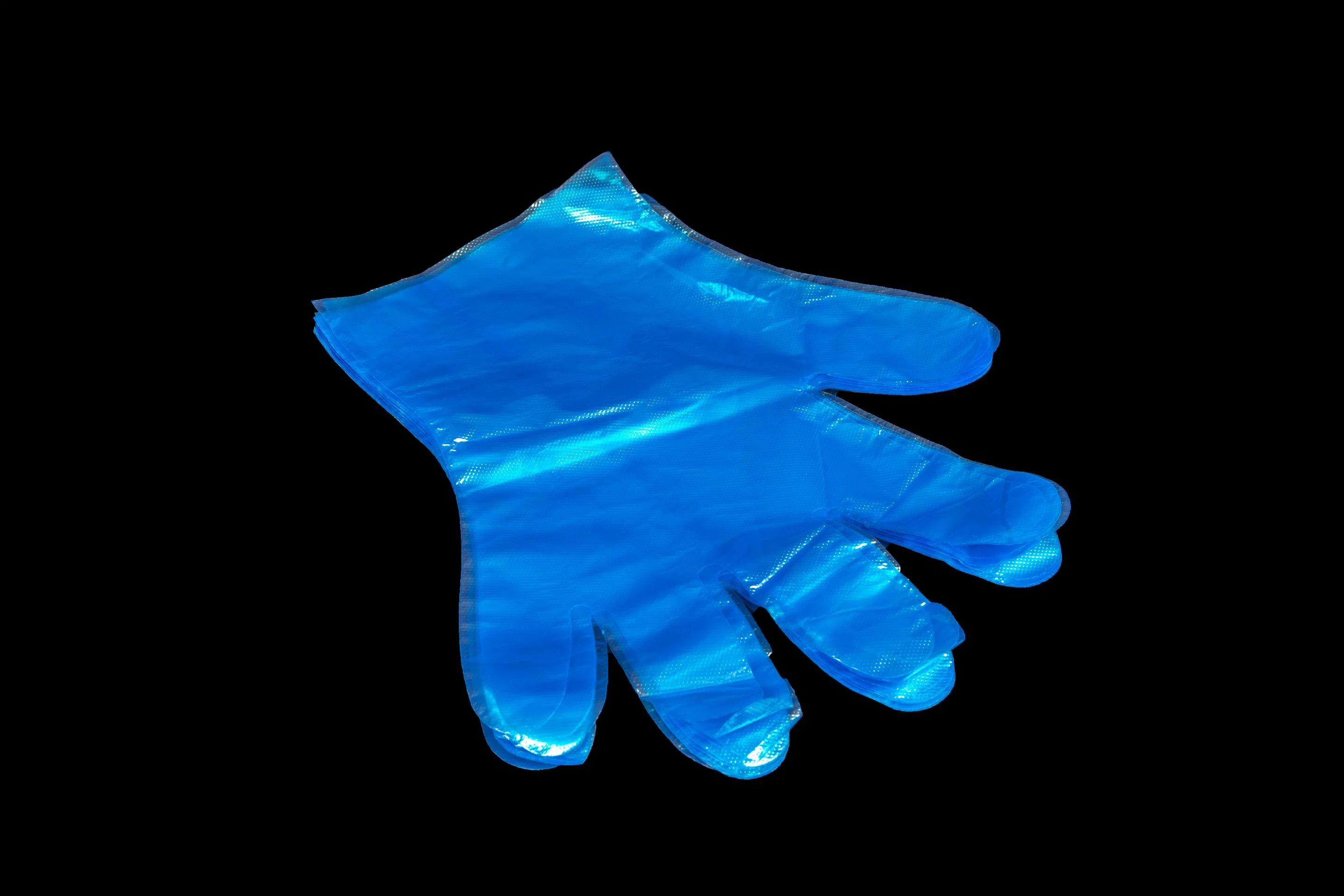 El vinilo de plástico desechables Guantes de examen de la mano PE/HDPE LDPE/CPE/TPE/EVA