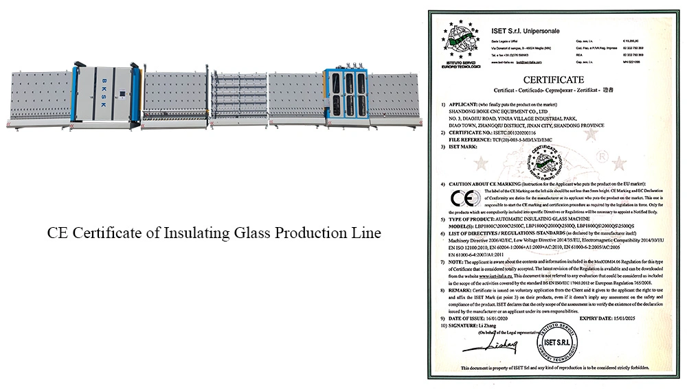3600*2500 мм полого стекла механизма принятия решений с помощью инертного газа заправка