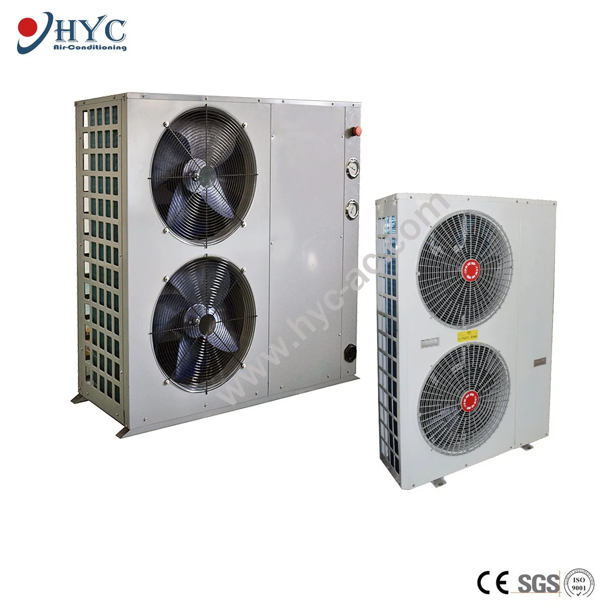 Système de climatisation industrielle à refroidissement par air, pompe à chaleur/refroidisseur d'eau modulaire à compresseur scroll.