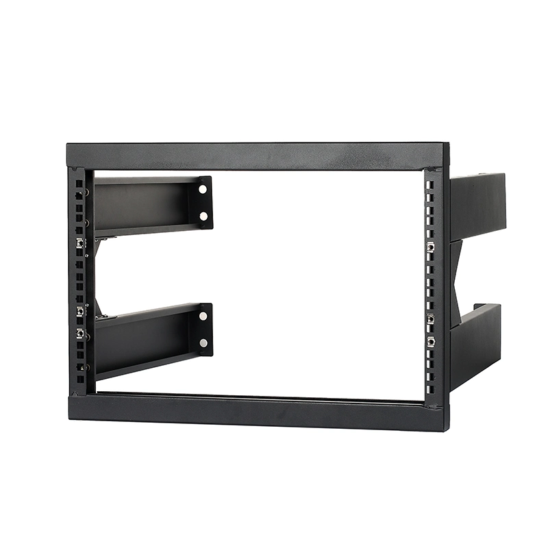 15u Front Swing Door Network Wall Mount Open Rack for Switch, Servers, Patch Panels