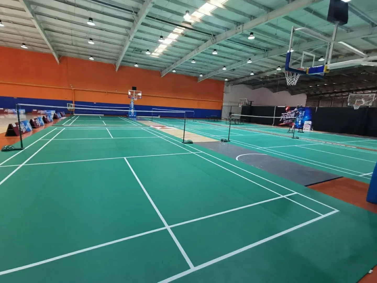 4.5mm-10mm Indoor PVC Vinyl Basketball Court Flooring Material