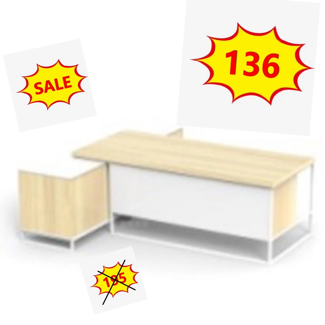 High quality/High cost performance  Modern Office Furniture Wood Furniture MFC Executive Desk