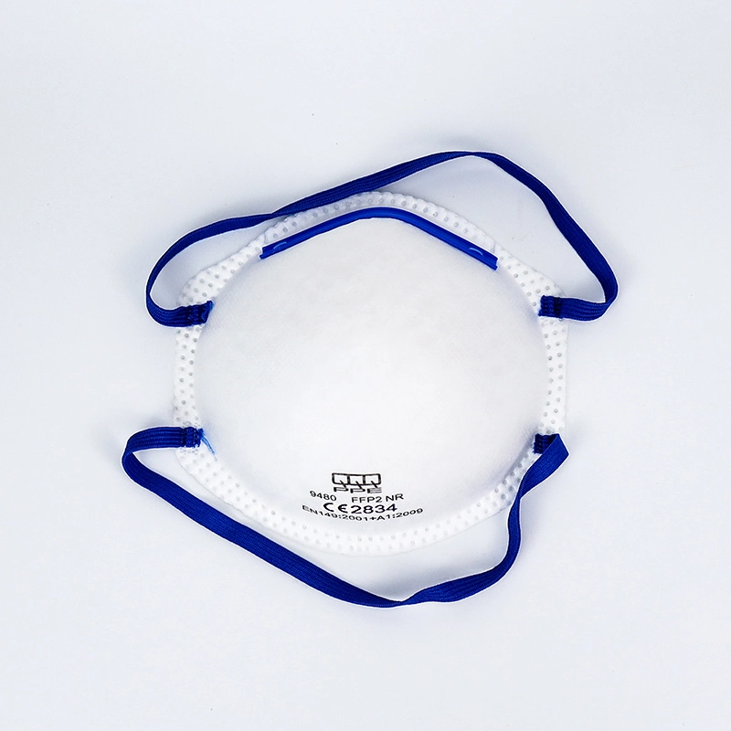 Top Quality Workwear CE Approved Nb 2163 En149 FFP2 Nr N95 KN95 Respirator Eua Disposable Half Face Mask