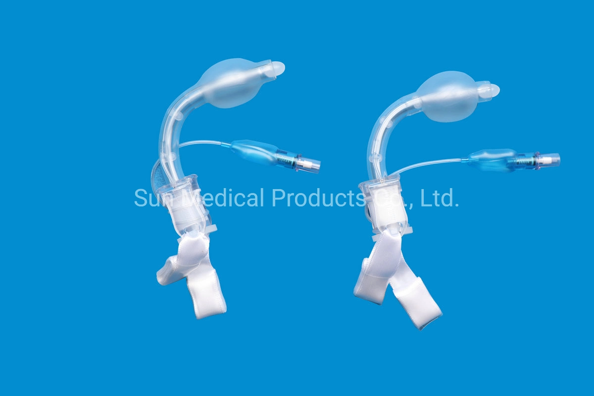 Medical Supplies Disposable PVC Tracheostomy Tube Cuff or Uncuffed