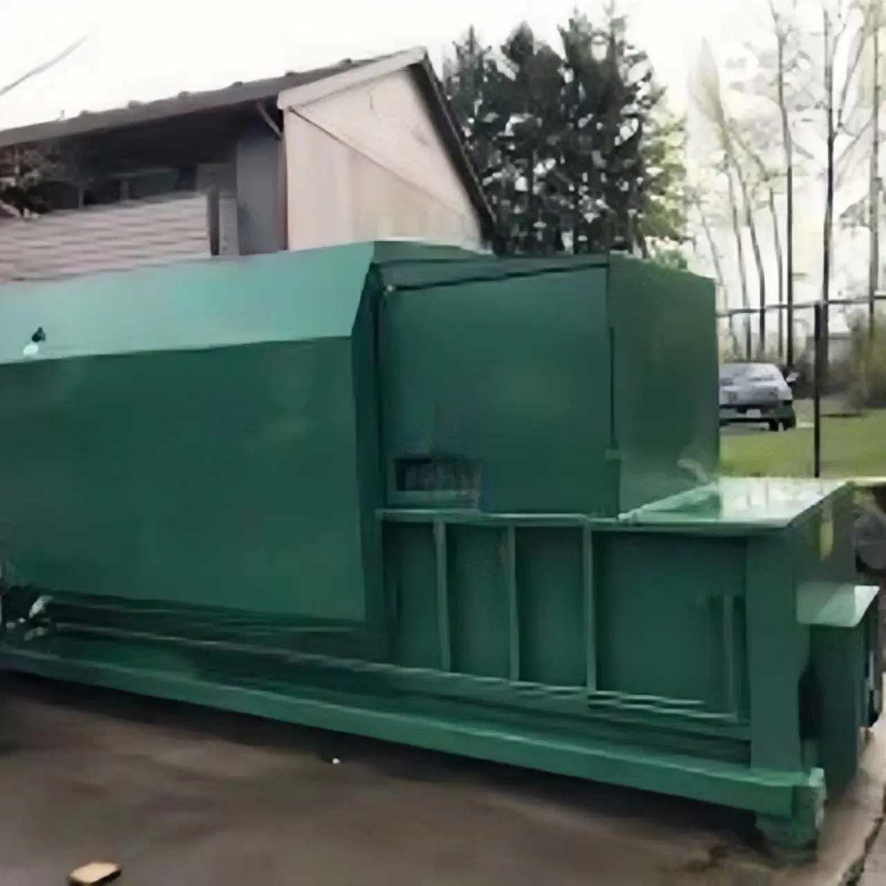 Trash Collection Truck Garbage Compactor Container for Retail Industry