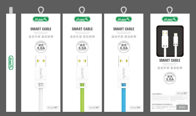 Hot Sale Wholesale/Supplier Soft Touch Cable for Phone/Data/MP3/MP4/Video Game Player/Computer USB Charging USB Cable